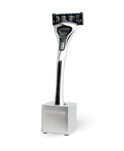 Chroom handvat en Aluminiumhouder